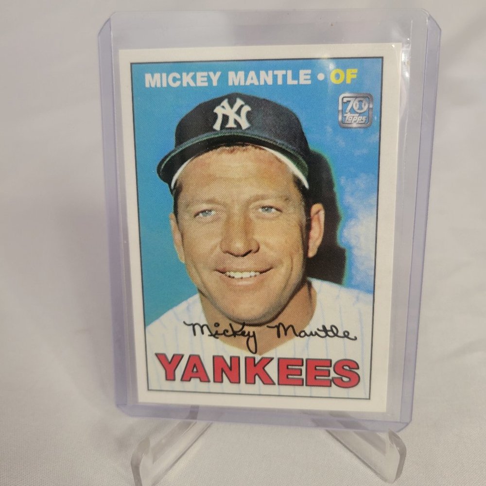 Mickey Mantle 1967 Topps Reprint 70 years of Topps #37
